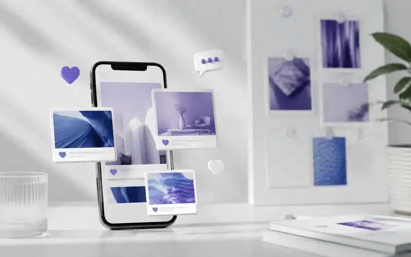 Einheitlicher Social-Media-Markenauftritt auf mobilen Geräten